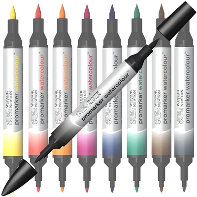Promarker Watercolor dvostrani filc za akvarel kist- u raznim bojama