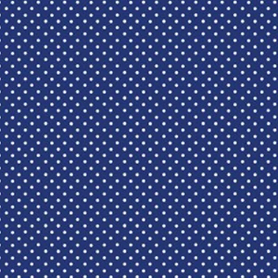 Patchwork tkanina - Makower- Spot on 830/B9 Navy-white