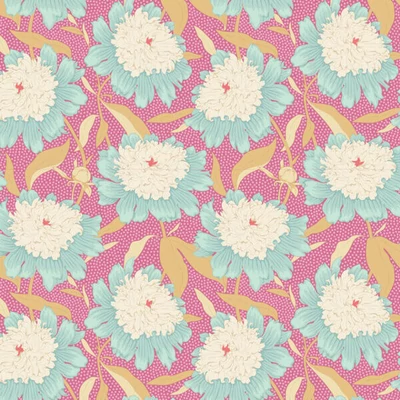Patchwork tkanina - Tilda Gardenlife - Bow I Peony Pink 100301