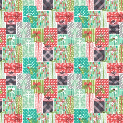 Patchwork tkanina - Free Spirit - Fa la la by Maude Asbury 014XMULTI