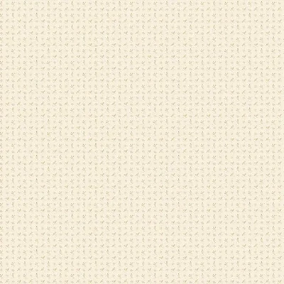 Patchwork tkanina - Makower - Wildflower Cottage 1598L Larks parchment