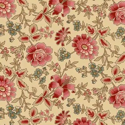 Patchwork tkanina - Andover - Always and Forever by Renee Nanneman 1660L rose cream