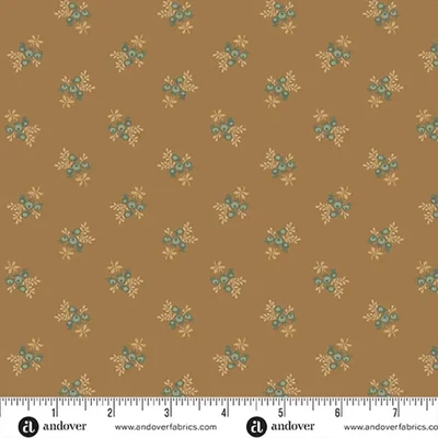 Patchwork tkanina - Andover - Always and Forever by Renee Nanneman 1665N1 rosehips spice