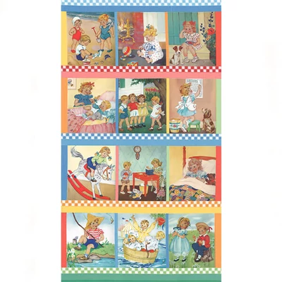 Patchwork tkanina - Moda - Story Time by American Jane 21790-11, Panel, 60cm