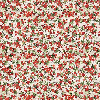 Patchwork tkanina - Free Spirit - Christmastime. Tim Holtz 164RED