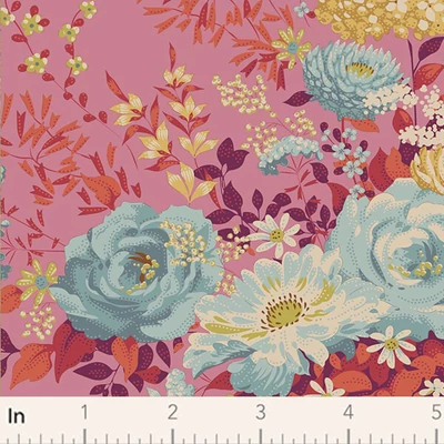 Patchwork tkanina - Tilda Chic Escape - Wildgarden pink 100456