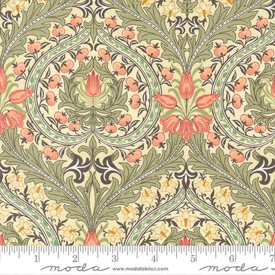 Patchwork materijal - Moda - Barbara Brackman by Best of Morris Meadow 8372-11