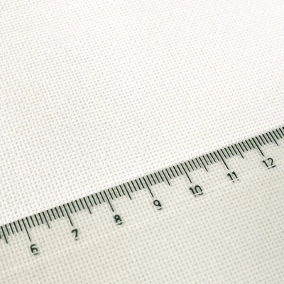 Platno za vezenje, Linda, 27 count, širina 140 cm - bijelo, 10 cm