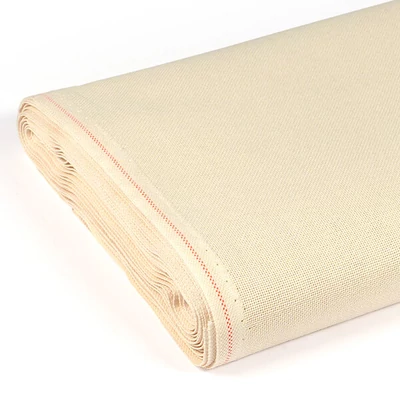 Platno za vezenje, Linda, 27 count, širina 140 cm - ecru, 10 cm