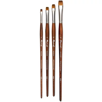 Raphael Precision 8938 kratka plosnati kist s čvorovima - razne veličine