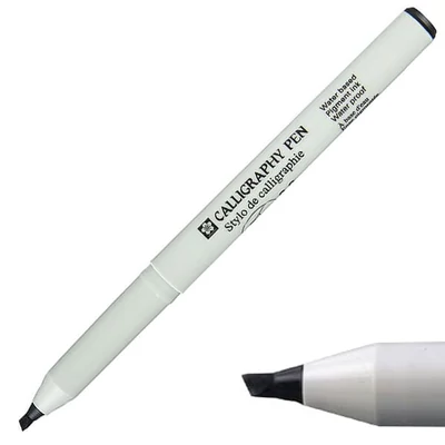 Sakura kaligrafski flomaster, crni - 3 mm