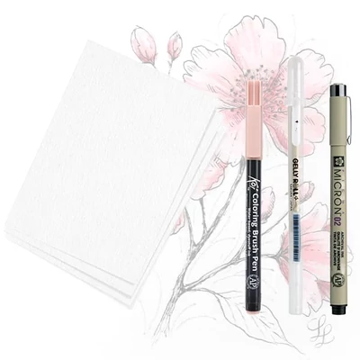 Sakura Kreativni komplet za crtanje - Cherry Blossom