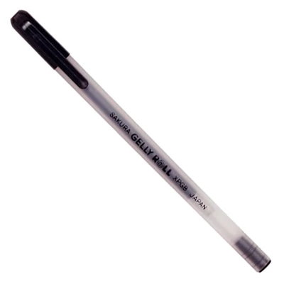 Sakura Gelly Roll Basic gel olovka, 06 (0,3 mm) - crna