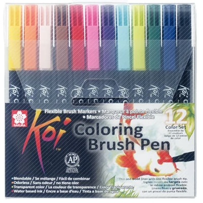 Sakura Koi Brush Pen set kistova - 12 kom