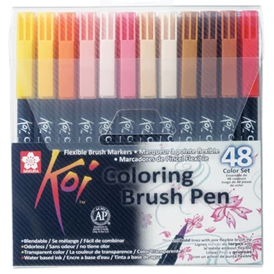Sakura Koi Brush Pen set kistova - 48 kom