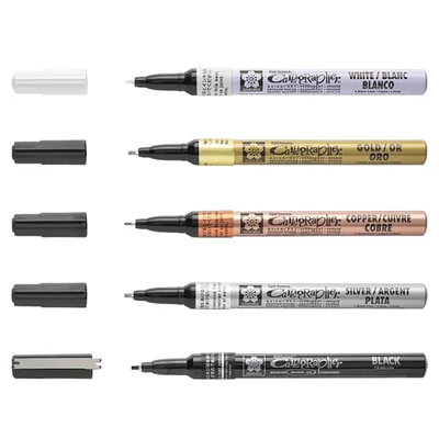 Sakura Pen-Touch Calligrapher kaligrafski lak filc, fini (1,8 mm) - u raznim bojama