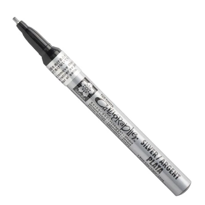 Sakura Pen-Touch Calligrapher kaligrafski lakirani filc, fini (1,8 mm) - srebrni