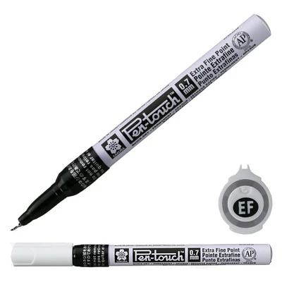 Sakura Pen-Touch lak filc, ekstra fini (0,7 mm) - crni