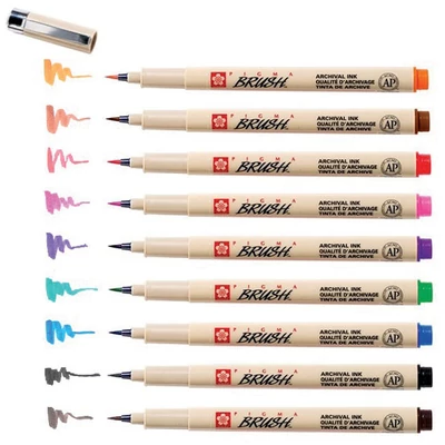 Sakura Pigma Brush kist filc- u raznim bojama