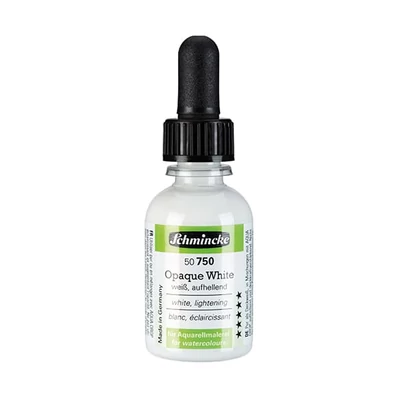 Schmincke Opaque White medij za akvarel Aqua Drop, 30 ml