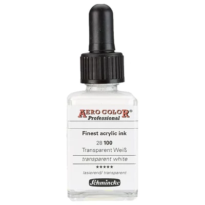 Schmincke AERO COLOR Professional akrilna tinta, 28 ml- 100, transparent white