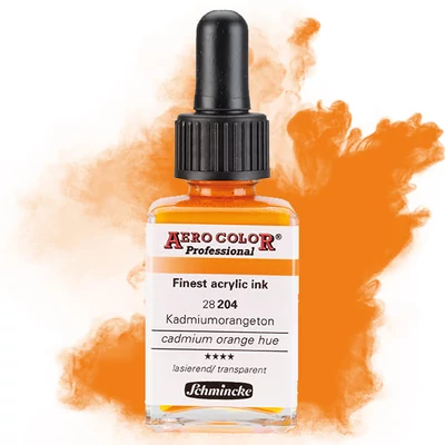 Schmincke AERO COLOR profesionalna boja za pištolj za retuširanje, 28 ml- 204, cadmium orange hue