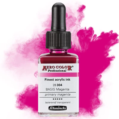 Schmincke AERO COLOR profesionalna boja za pištolj za retuširanje, 28 ml- 304, primary magenta