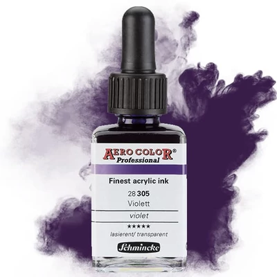 Schmincke AERO COLOR profesionalna boja za pištolj za retuširanje, 28 ml- 305, violet