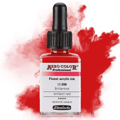 Schmincke AERO COLOR profesionalna boja za pištolj za retuširanje, 28 ml- 306, brilliant red