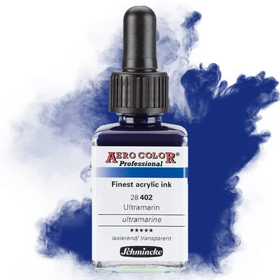 Schmincke AERO COLOR profesionalna boja za pištolj za retuširanje, 28 ml- 402, ultramarine