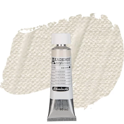 Schmincke Akademie akrilna boja, 60 ml - 115, mineral white
