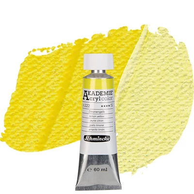 Schmincke Akademie akrilna boja, 60 ml - 222, lemon yellow