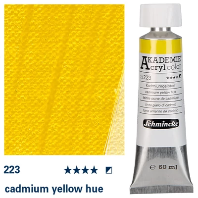 Schmincke Akademie akrilna boja, 60 ml - 223, cadmium yellow hue