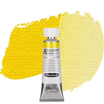 Schmincke Akademie akrilna boja, 60 ml - 224, primary yellow