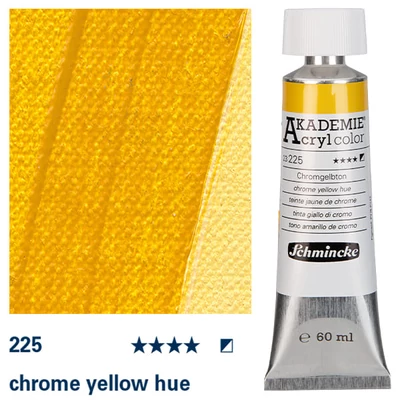 Schmincke Akademie akrilfesték, 60 ml - 225, chrome yellow hue