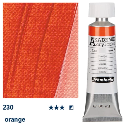 Schmincke Akademie akrilfesték, 60 ml - 230, orange