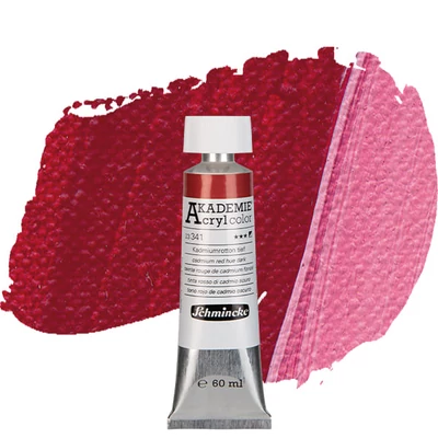 Schmincke Akademie akrilfesték, 60 ml - 341, cadmium red hue dark