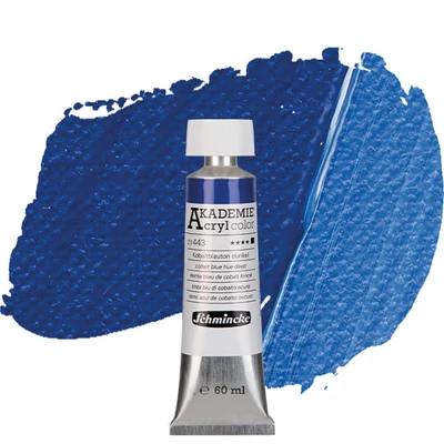 Schmincke Akademie akrilna boja, 60 ml - 443, cobalt blue hue deep