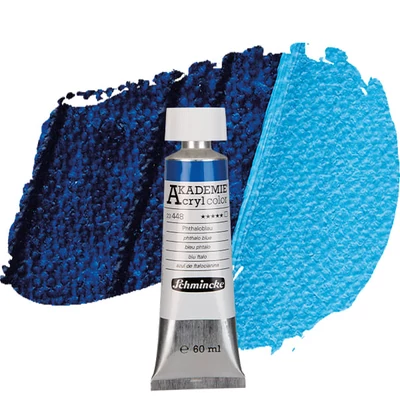 Schmincke Akademie akrilna boja, 60 ml - 448, phthalo blue