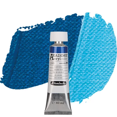Schmincke Akademie akrilna boja, 60 ml - 449, cerulean blue