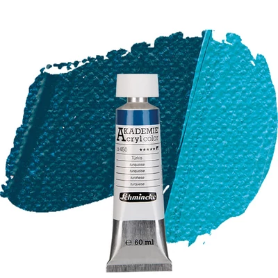 Schmincke Akademie akrilna boja, 60 ml - 450, turquoise