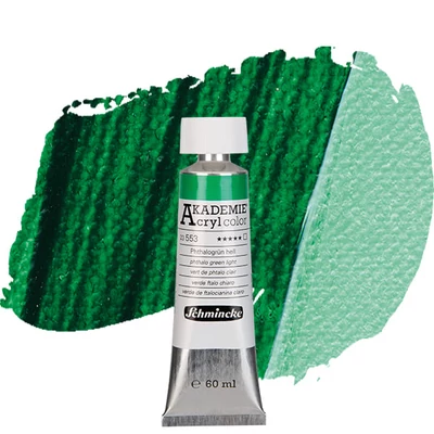 Schmincke Akademie akrilna boja, 60 ml - 553, phthalo green light