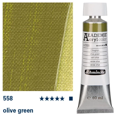 Schmincke Akademie akrilfesték, 60 ml - 558, olive green