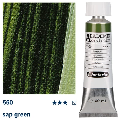 Schmincke Akademie akrilna boja, 60 ml - 560, sap green