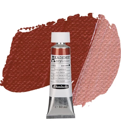 Schmincke Akademie akrilna boja, 60 ml - 665, burnt sienna