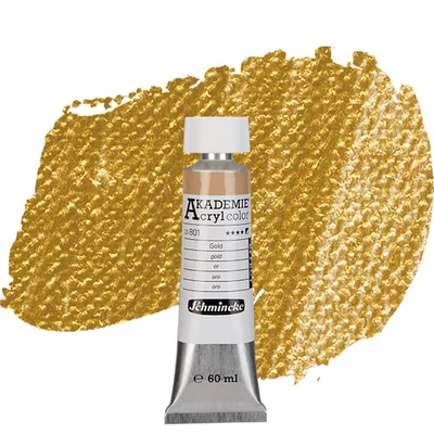 Schmincke Akademie akrilna boja, 60 ml - 801, gold