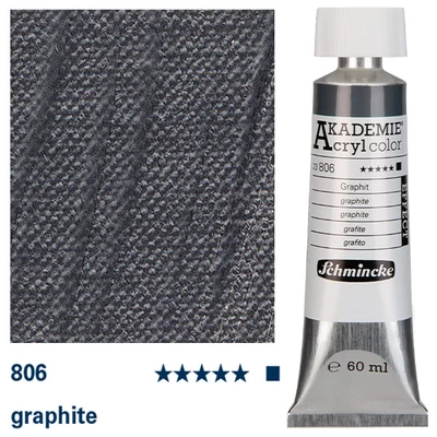 Schmincke Akademie akrilfesték, 60 ml - 806, graphite