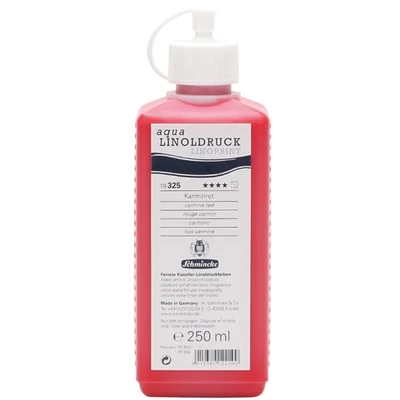 Schmincke Aqua Linoprint lino boja, 250 ml - 325, carmine red