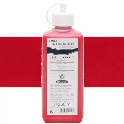 Schmincke Aqua Linoprint lino boja, 250 ml - 325, carmine red