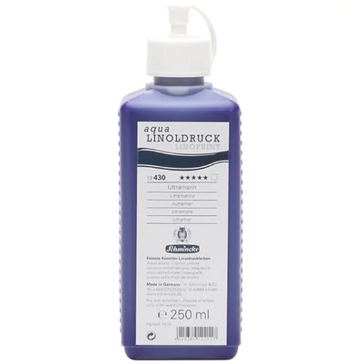Schmincke Aqua Linoprint lino boja, 250 ml - 430, ultramarine